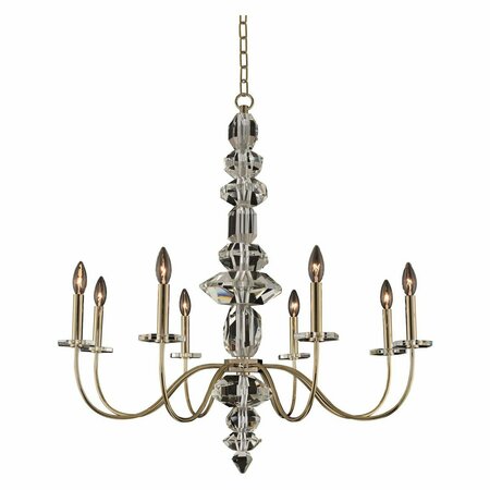 KALCO ALLEGRI Bolivar 8 Light Chandelier 031251-041-FR001